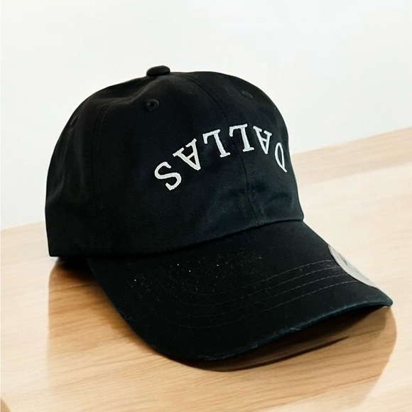 Upside Down Dallas Dad Cap - Picture 3 of 6
